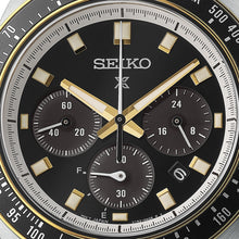 Load image into Gallery viewer, seiko prospex circuit race solar speedtimer black dial chronograph