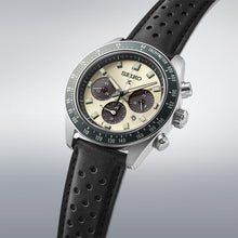 Load image into Gallery viewer, seiko prospex racing sports solar speedtimer ivory dial chrongraph
