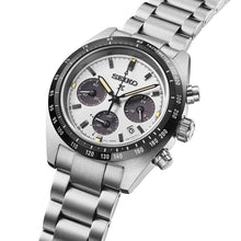 Load image into Gallery viewer, seiko prospex panda solar speedtimer 39mm bracelet watch