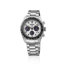 Load image into Gallery viewer, seiko prospex panda solar speedtimer 39mm bracelet watch