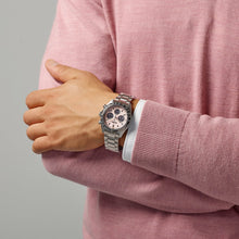 Load image into Gallery viewer, seiko prospex pink solar speedtimer 39mm bracelet watch