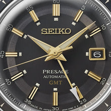 Load image into Gallery viewer, seiko presage 'fume' style 60s road trip gmt