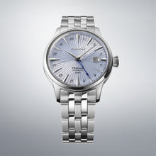 Load image into Gallery viewer, seiko presage cocktail time skydiving gmt light blue dial