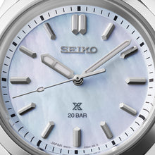Load image into Gallery viewer, seiko prospex sea ladies marine sports mop light blue dial