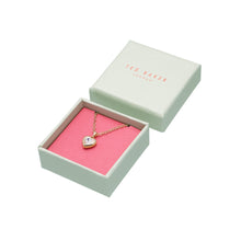 Load image into Gallery viewer, ted baker hannela: crystal heart pendant gold & clear crystal