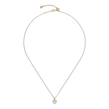 Load image into Gallery viewer, ted baker hannela: crystal heart pendant gold & clear crystal