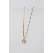 Load image into Gallery viewer, ted baker lilea magnolia lillifora small enamel pendant rose gold silver glitter