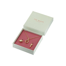 Load image into Gallery viewer, ted baker amyas: charmed choker gift set gold tone