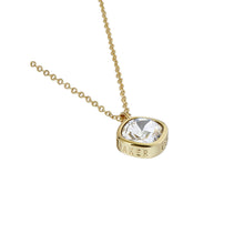 Load image into Gallery viewer, ted baker crastel: crystal pendant necklace silver tone, light blue crystal