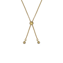 Load image into Gallery viewer, ted baker soleta: solitaire sparkle crystal adjustable bracelet gold tone