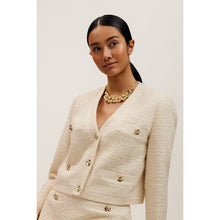 Load image into Gallery viewer, ted baker floressa: pearl flower necklace gold tone