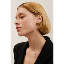 Load image into Gallery viewer, ted baker peliea: pebble stone stud earrings gold tone, pink