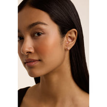 Load image into Gallery viewer, ted baker adoraa: crystal sweetheart adjustable stud earrings gold tone, light pink ombre crystal
