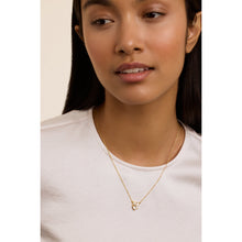 Load image into Gallery viewer, ted baker joyelle: jewel cluster pendant necklace gold tone, pearl, clear crystal