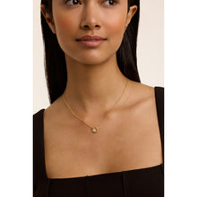 Load image into Gallery viewer, ted baker florita: crystal flower pendant necklace gold tone, clear crystal