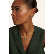 Load image into Gallery viewer, ted baker clarita: crystal cluster pendant necklace gold tone