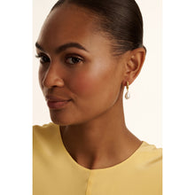 Load image into Gallery viewer, ted baker tilly: twisted pearl drop earrings gold tone