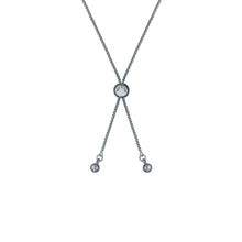 Load image into Gallery viewer, ted baker cherisa: crystal cluster heart adjustable bracelet silver tone