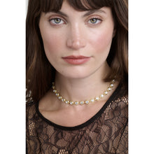 Load image into Gallery viewer, ted baker solanna: solitaire sparkle crystal chain necklace gold tone clear crystal
