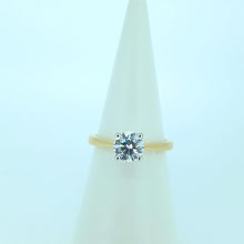 Load image into Gallery viewer, 18kt Yellow Gold - Lab Diamond Solitaire Engagement Ring