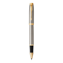 Load image into Gallery viewer, parker im ballpoint stainless with gold trim
