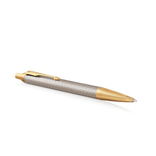 Load image into Gallery viewer, parker im premium warm grey gold trim ballpoint
