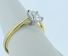 Load image into Gallery viewer, 18kt Yellow Gold - Oval Cut Lab Diamond Solitaire
