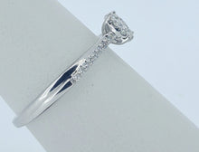 Load image into Gallery viewer, 9kt White Gold -  Diamond Cluster Engagment Ring

