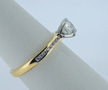 Load image into Gallery viewer, 18kt Yellow Gold - Channel Set Lab Diamond Engagement Ring
