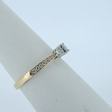 Load image into Gallery viewer, 9kt Yellow Gold - Three Stone Diamond Engagement Ring
