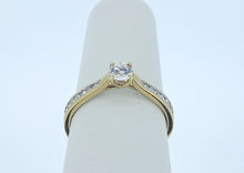 Load image into Gallery viewer, 9kt Yellow Gold - Diamond Solitaire Engagment Ring
