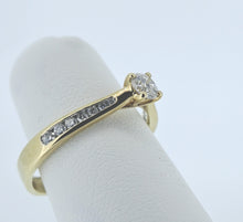 Load image into Gallery viewer, 9kt Yellow Gold - Diamond Solitaire Engagment Ring
