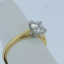 Load image into Gallery viewer, 18kt Yellow Gold - 1ct. Lab Solitaire Engagement Ring
