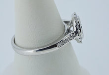 Load image into Gallery viewer, 9kt White Gold - Oval Diamond Cluster Engagement Ring

