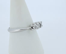Load image into Gallery viewer, 9kt White Gold - 3 Stone Diamond Engagment Ring
