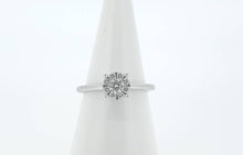 Load image into Gallery viewer, 9Kt White Gold - Solitare Cluster Engagement Ring

