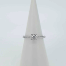 Load image into Gallery viewer, 9kt White Gold - Diamond Cluster Engagement Ring
