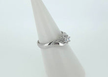 Load image into Gallery viewer, 9kt White Gold - Diamond Solitaire Plain Twist Engagement Ring
