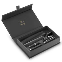 Load image into Gallery viewer, parker gift24 im black ct fountain pen &amp; ball point  in presentation case
