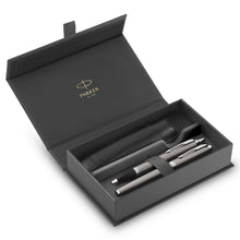 Load image into Gallery viewer, parker gift24 im chrome ct fountain pen &amp; ball point  in presentation case
