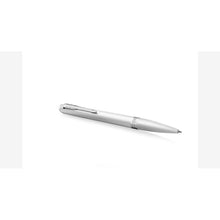 Load image into Gallery viewer, parker meridian ballpoint chrome c.t. blue ink
