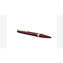 Load image into Gallery viewer, parker meridian ballpoint burgundy g.t. blue ink
