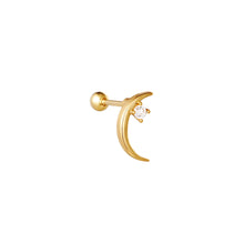 Load image into Gallery viewer, ear piercing sparkling moon
