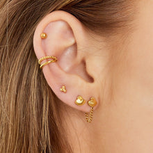 Load image into Gallery viewer, double earcuff rope and smooth
