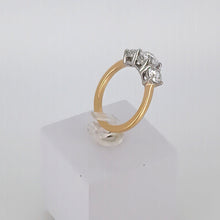 Load image into Gallery viewer, 18ct Yellow Gold 3 Stone Lab Diamond Engagement Ring
