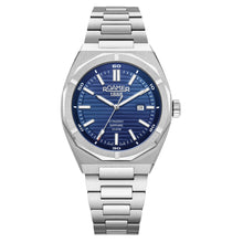 Load image into Gallery viewer, roamer stingray 42mm 3h blue dial stainless steel watch
