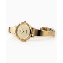 Load image into Gallery viewer, roamer elegance diamond round gold plated gold dial watch

