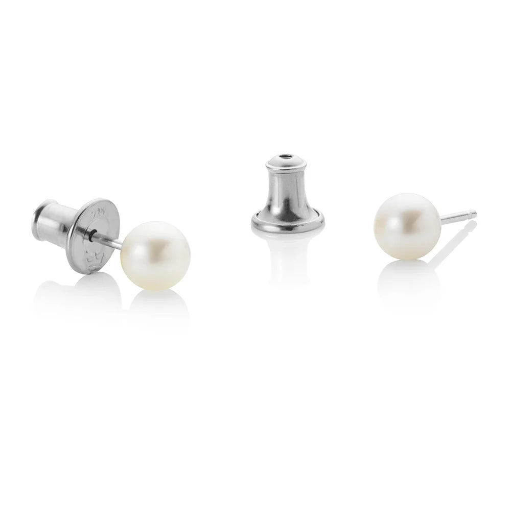 Jersey Pearl - 7mm Stud Pearl Earrings