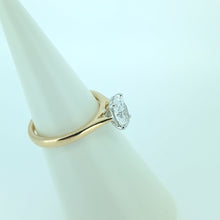 Load image into Gallery viewer, 9kt Yellow Gold - Oval Solitaire Lab Diamond Engagement Ring
