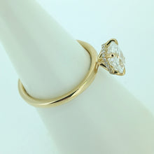 Load image into Gallery viewer, 9kt Yellow Gold - Cushion Solitaire Diamond Engagement Ring
